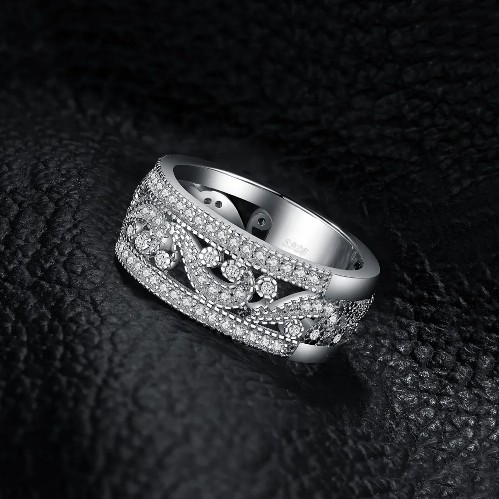 Ювелирные изделия CZ обручальные кольца 925 пробы серебряные кольца для женщин стекируемые юбилейное кольцо Вечность Группа Серебро 925 ювелирные изделия