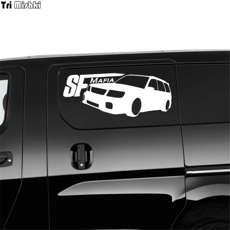 Tri Mishki HZX038 10*24см 1 4 шт наклейки на авто sf mafia for subaru forester автомобиль наклейка авто|car