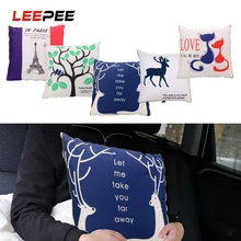 LEEPEE Подушка на заднюю часть автомобиля Поддержка сиденья s складные одеяла массажное сиденье для шеи автомобиля поясничная Подушка для спины поясничная поддержка