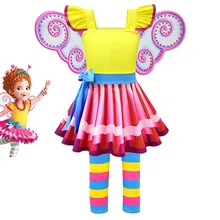 Нарядное платье Нэнси для девочек; детские летние вечерние костюмы для костюмированной вечеринки; яркие костюмы в полоску; комплекты одежды с рисунком книги