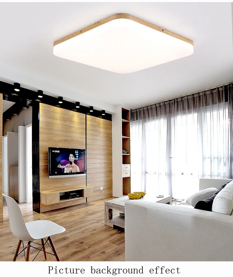 Ультратонкий Светодиодный потолочный светильник для гостиной, современные потолочные светильники