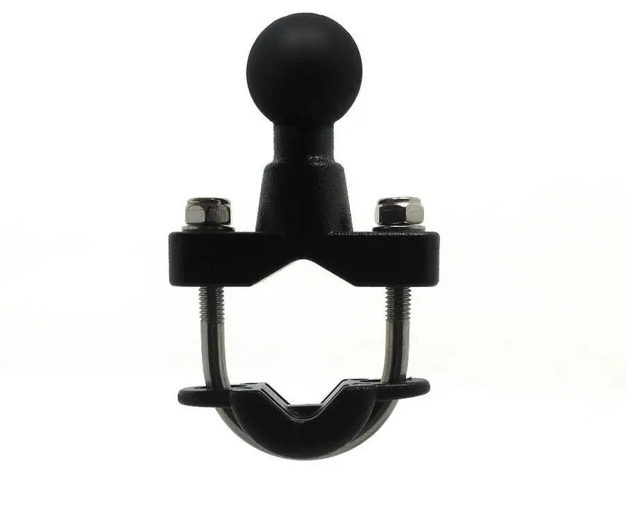 

Plastic Motorcycle Handle Bar Rail Mount U-Bolt Mounting Base with 1 inch Ball for Gopro GPS work for Ram Mounts
