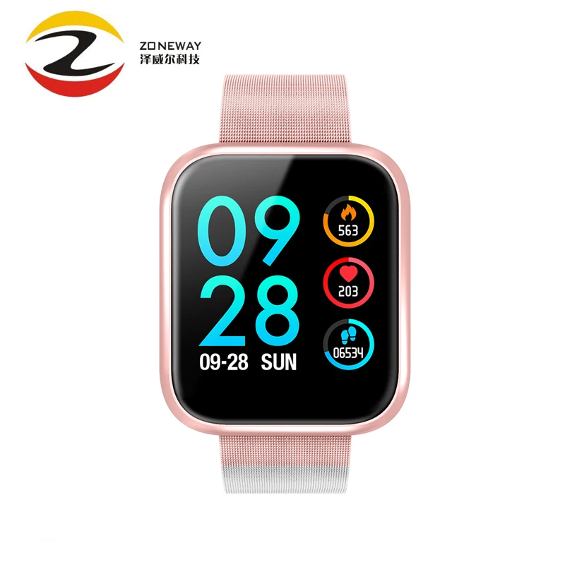 

P70 Smart Watch Bracelet Blood Pressure Heart Rate Sleep Monitor Pedometer Fitness Tracker Smartwatch for Android Huawei IOS