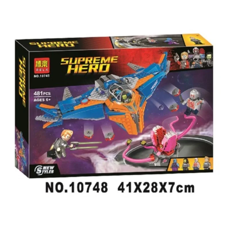 

10748 Marvel Guardians Of The Galaxy The Milano Vs. The Abilisk Aircraft Building Block Brick Toys Compatible Legoings