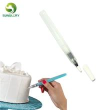 Средний Размеры инструмент для украшения кондитерских изделий 1 шт водяной Кисть ручка глазировки Крем Шприц Советы украшения торта щетка Инструменты для тортов