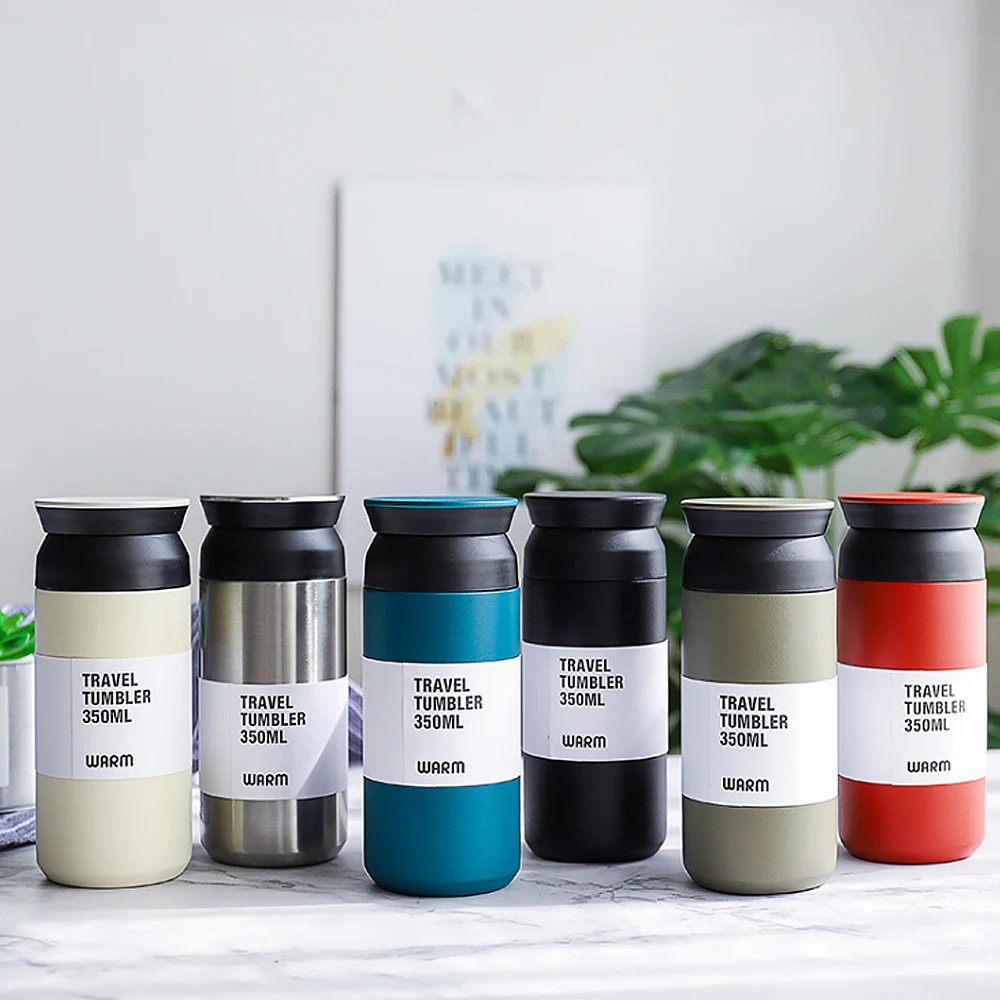 

Mealivos New Design 304Stainless Steel Vacuum Flasks 350ml Thermos Cup Coffee Tea Milk Travel Mug Thermo Bottle Gifts Thermocup