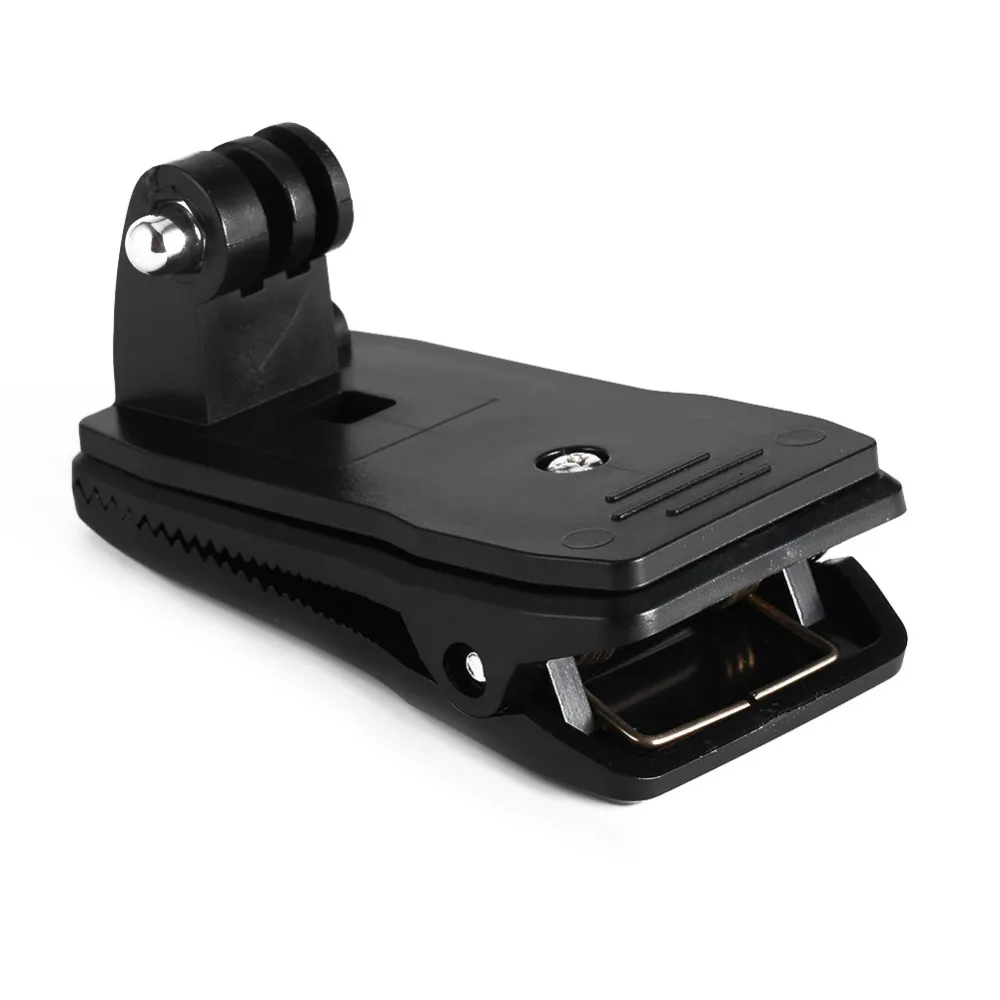 Black-Color-for-Go-pro-Accessories-360-Degree-Quick-Release-Rotary-Backpack-Hat-Clip-Fast-Clamp (4)