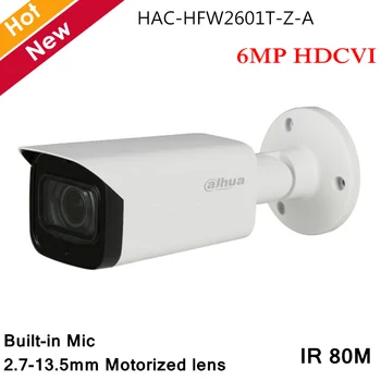 

Dahua 6MP WDR HDCVI Camera IR Bullet Camera Built-in MIC 2.7-13.5mm Motorized lens IR 80m Security camera Waterproof camera
