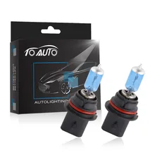 2 шт. галогенная HB5 9007 100 W 12 V Автомобильные фары лампы Hi/короче спереди и длиннее сзади) фары дальнего и ближнего света лампы 5000 K белый супер яркий авто фары