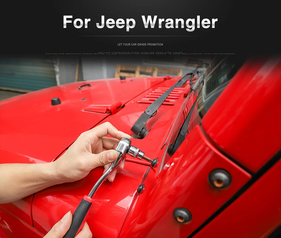 1 SHINEKA Hand-held Disassembly Tools for Jeep Wrangler JK JL 2007-2018