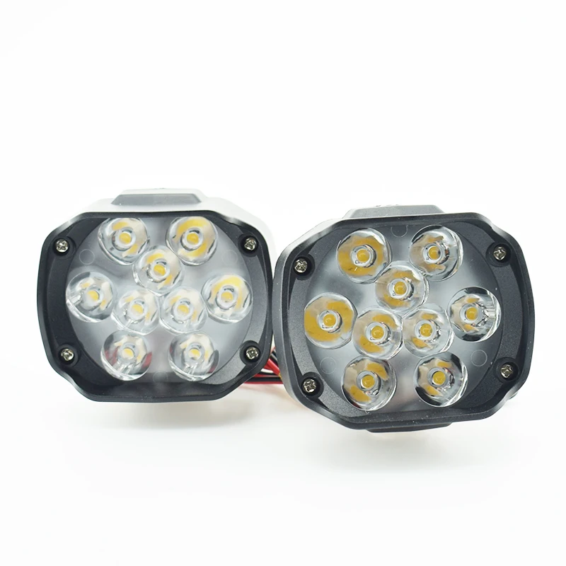 Huiermeimi мотоциклетные фары для автомобиля ATV скутер мото прожектор 12V LED 6500K