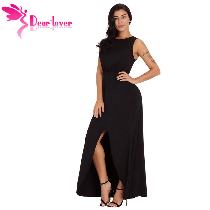 Black-Front-Slit-Sleeveless-Maxi-Dress-LC610130-2-27979-153975