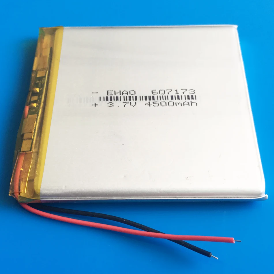 3.7V 4500mAh lithium polymer Rechargeable Lipo battery for GPS DVD PDA