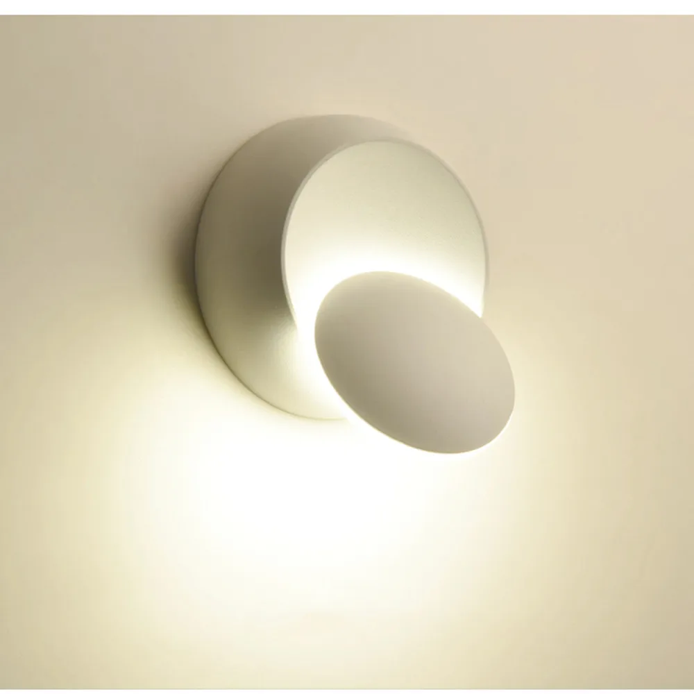 SuperNight AC 85-265V Stairs TV Bedside LED Wall Lamp 360 Degree Rotatable Corridor Living Room Bedroom Decorative Night Light (19)