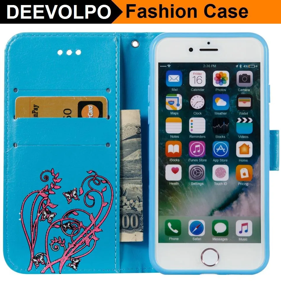 

Stand Design PU Leather Phone Case For Apple iphone 5 5S SE 5SE Wallet Flip Style Magnetic Back Bags Cover Cases With Card Slot