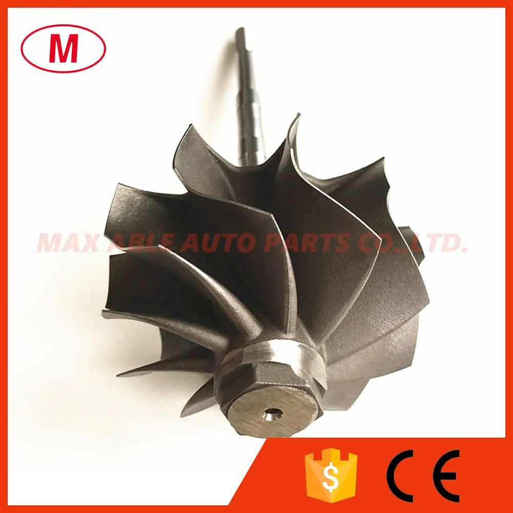 

GT3582R/GT35R/GT3582/GTX3582 Turbo wheel/ turbine shaft&wheel 62.35X68mm 10 blades Ceramic ball bearing for turbocharger