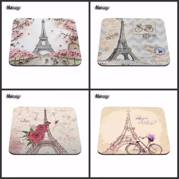 

Eiffel Tower Scenery Top Selling Silon Anti-slip Yellow Band Mousepad Computer Mouse Pad Mat For Optal Me Trackball Mouse