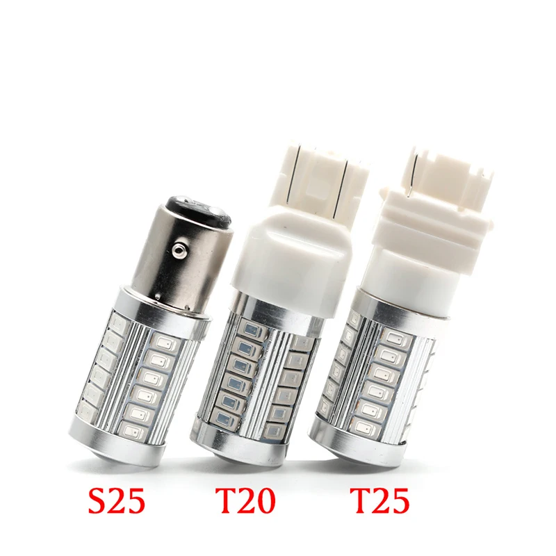 1pcs 1156 BA15S BAU15S P21W 33 Led 5630 smd 1157 BAY15D BAZ15D 7440 7443 3156 3157 Car Tail Bulb Brake Lights auto Reverse Lamp (11)