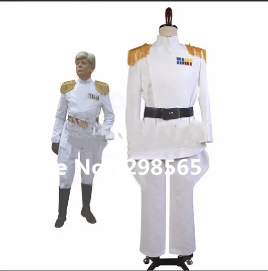 Звездные Войны Имперский полицейский белый большой адмирал армейская форма куртки брюки Фильм Хэллоуин косплей костюм Индивидуальный заказ