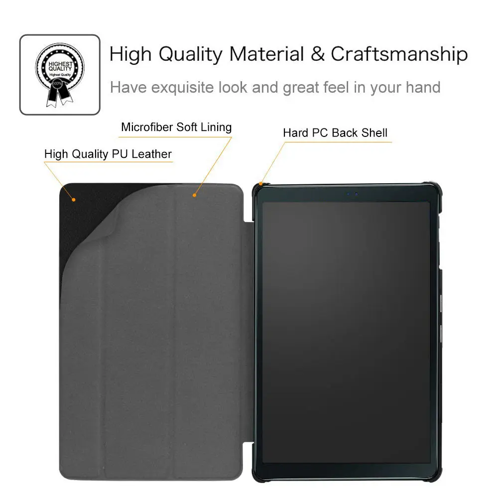 Чехол из искусственной кожи на магните для samsung Galaxy Tab A 8,0 SM-T290 T295 T297 8," чехол для планшета+ пленка для экрана+ ручка