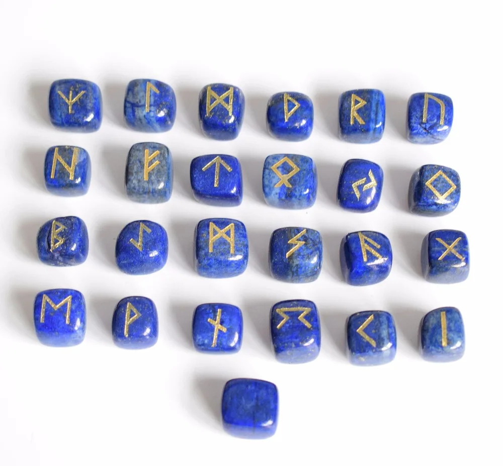 Lapis Lazuli Rune Stones (4)
