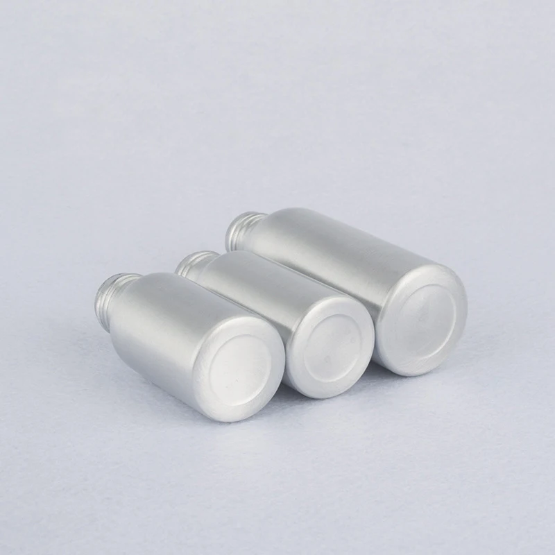 2pcs 40ml-250ml aluminum bottle silver anodized aluminum cover Electrochemical aluminum cover aluminum bottle bottling BQ044 2pcs 40ml-250ml aluminum bottle silver anodized aluminum cover Electrochemical aluminum cover aluminum bottle bottling BQ044