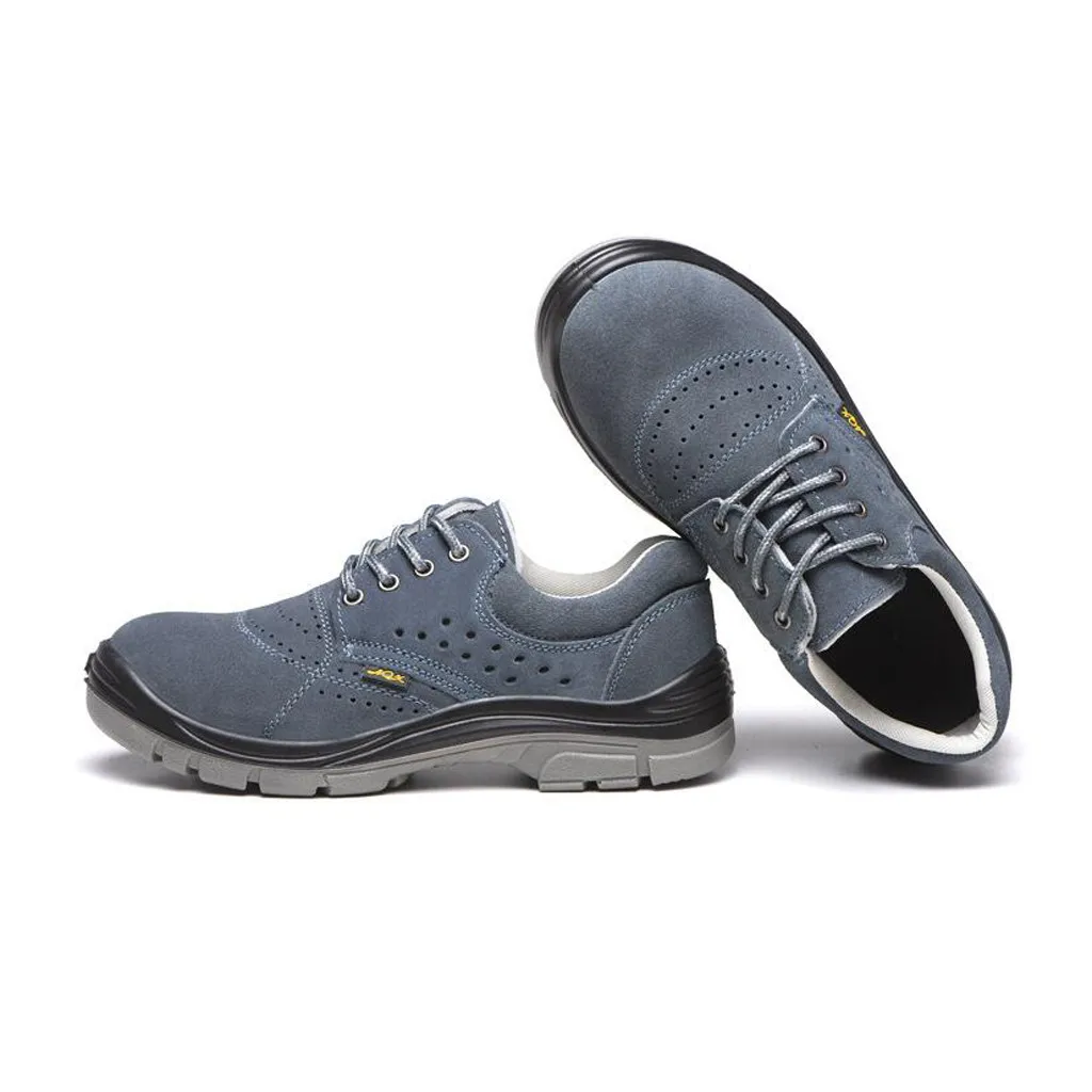 

KANCOOLD Labor Insurance Shoes Men Steel Head Anti-smash Stab-resistant Anti-slip Electric Welder Breathable Work Shoes