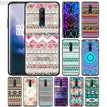 Geometry art Triangle Tribal aztec Phone Case for Oneplus 7 7Pro 6 6T Oneplus 7 Pro 6T Black Silicone Soft Case Cover