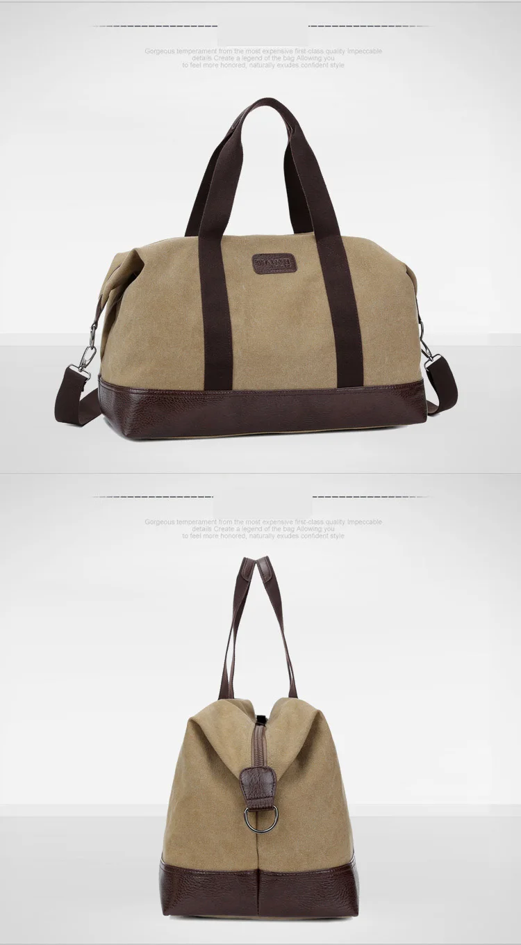 Manjianghong бренд для мужчин Дорожная сумка Холст Путешествия duffle бизнес повседневное сумки Высокое качество