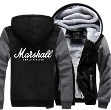 HAMPSON LANQE Musik Hip Hop Hoodie Männer 2017 Heißer Verkauf Winter dicke Warme Fleece männer Sweatshirt Beiläufigen Mit Kapuze Plus Größe Herren Mantel
