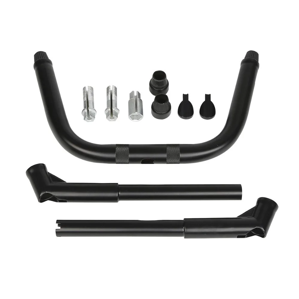 1" Rise 1-1/4" руль черный для Harley Softail Deuce Slim Fat Boy Switchback