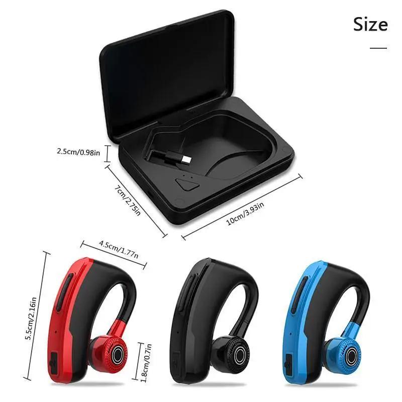 V9 Обновление версии громкой связи Bluetooth гарнитура для Беспроводной Bluetooth наушники Шум Управление Бизнес Беспроводной Bluetooth гарнитура для водителя