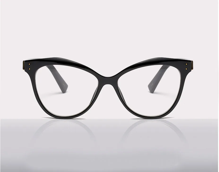 Glasses Frame Male AMANKEI Fashion Cat Eye Solid Eyeglasses Frame Women Unisex Plastic Optical Glasses Frame Female 92113 (2)