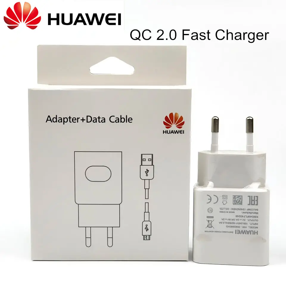 

Original Huawei Fast Charger P20 Lite p9 p10 lite p8 nova 2 2i 3 3i 3e Honor 8 9 MATE 8 y6 QC 2.0 QUICK CHARGE adapter Usb CABLE