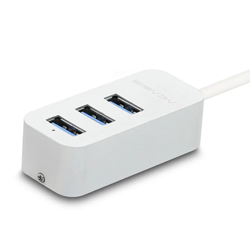 Горячий-Acasis Алюминиевый Usb Высокоскоростной разветвитель концентратор конвертер Usb 3,0 концентратор 3 порта сплиттер 5 Gpbs Usb сплиттер
