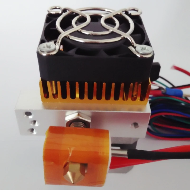 Xc3dmaker 3d принтер j глава Hotend с Один Вентилятор Охлаждения для 1.75 мм/3.0 мм MK8