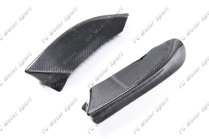 1998-2005 BMW E46 M-Tech II Front Bumper CSL Style Canards CF (4)