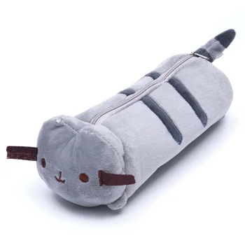 

Cute Chubby Cat Soft Pencil Case Bag New Fashion Women Makeup Bag Cosmetic Organizer Cases for Travelling