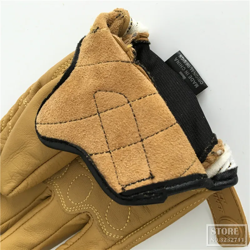 Кожаные Перчатки для мотоциклистов Luva moto queiro Guantes moto cicleta Luvas de moto Ретро перчатки для мотокросса защитное снаряжение