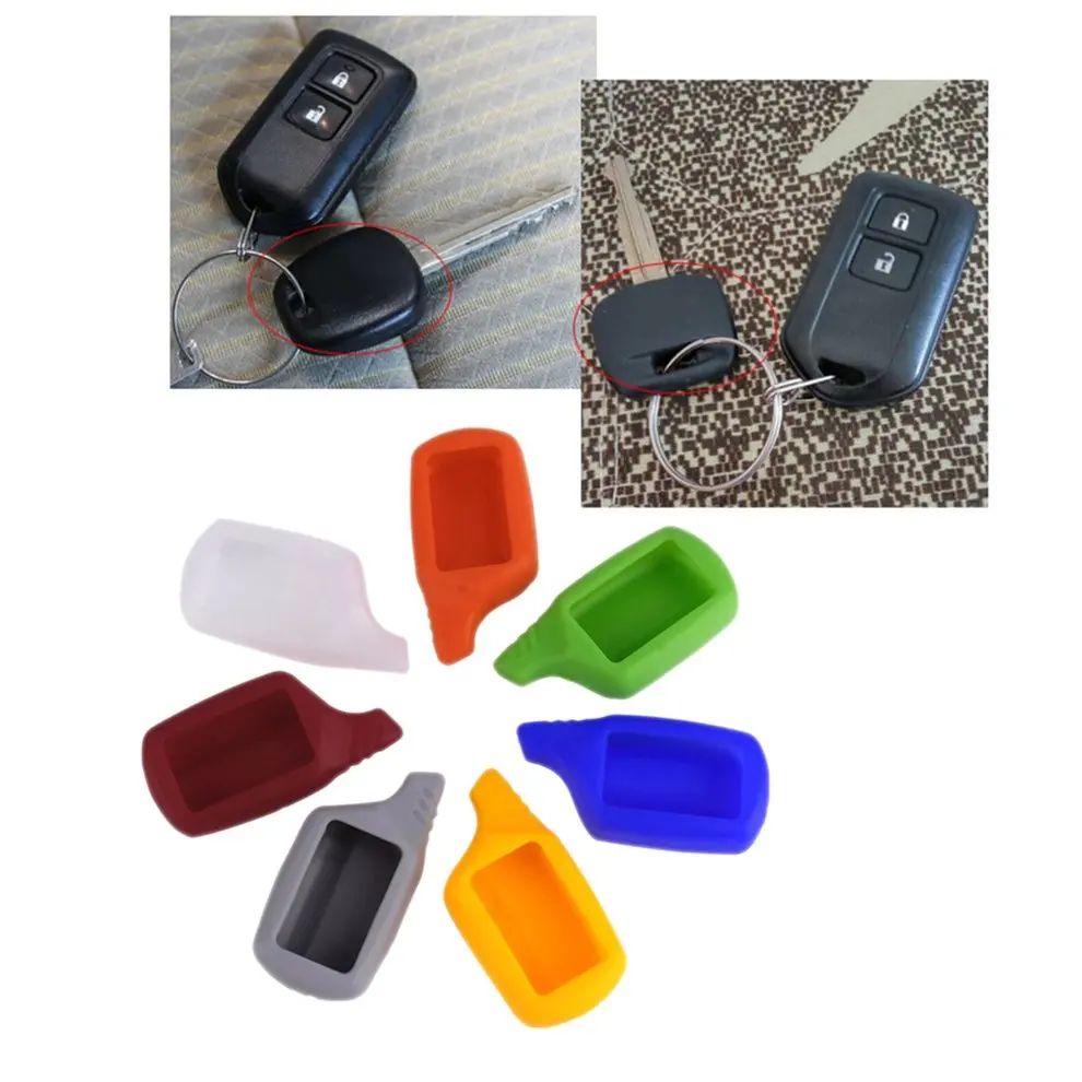 

B9 Mini Silicone Shell Cover for Remote Control Two-way Car Alarm System