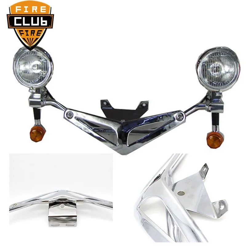 

Driving Turn Light Bar Fog Spot Light For Honda Shadow Steed VLX 400 600 DLX Magna VF 250 VTX1300 VTX1800 L-64