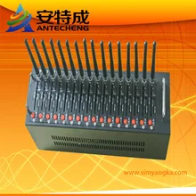Simens multi socket gsm gprs modem 16 ports USB interface gprs Modem Pool AT command MC55i