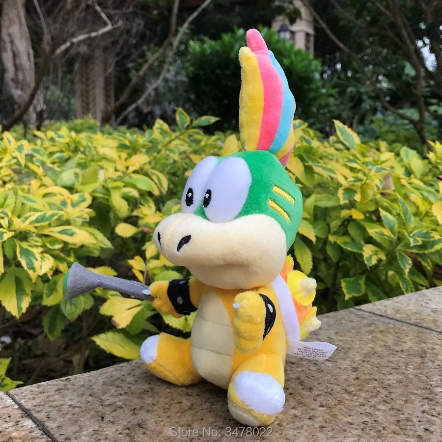 Twins Bowser Koopalings Iggy & Lemmy Koopa Super Mario Bros плюшевые игрушки сын Мягкое Животное кукла