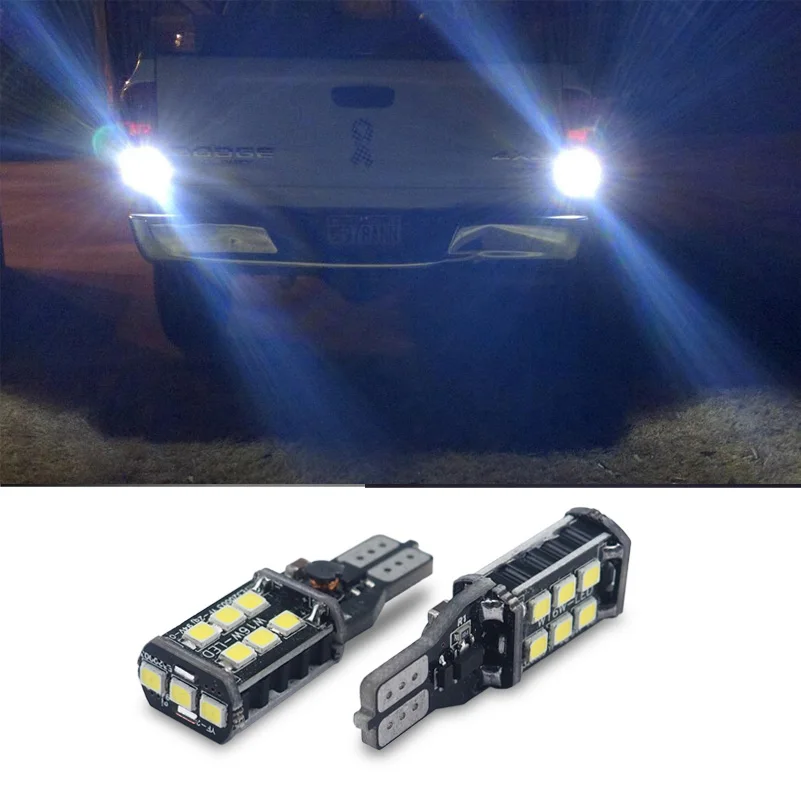 

2x SHDLIFE CANBUS T15 W16W LED Error Free Backup Reverse Light DRL for Dodge Ram 1500 Journey Caliber Challenger Charger Durango