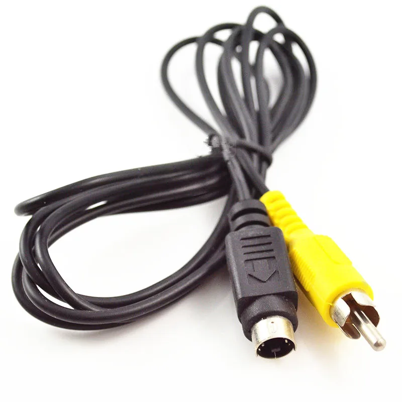 4 Pin S video mini Din Male to RCA Male Cable adapter 1.8m free
