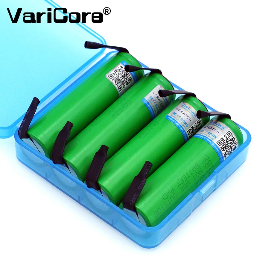 4 PCS VariCore VTC6 Discharge 30A 3.7V 3000 mAh 18650 Li