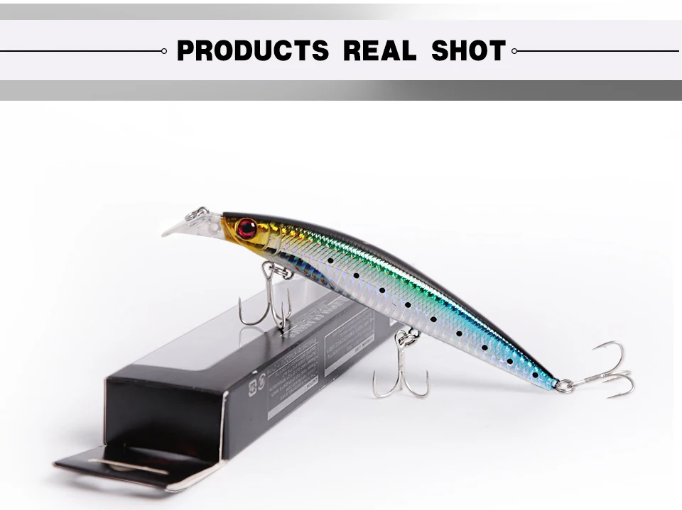 Kingdom Fishing Lure Minnow Hard Bait 23g125mm Artificial Baits Sea Fishing Minnows Wobblers Model 5354 (7)