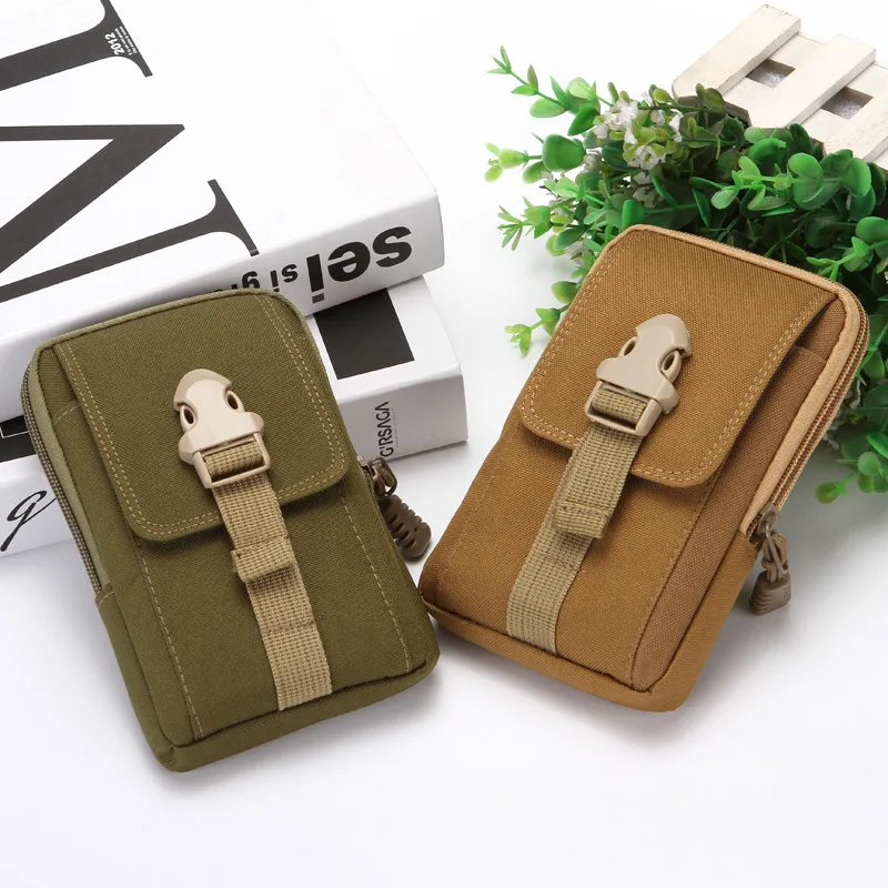 6 Inch Hot Mobile Phone Bag Quality Men's Cigarette Mobile Phone Waist Bag Outdoor Casual High Quality Fanny Pack