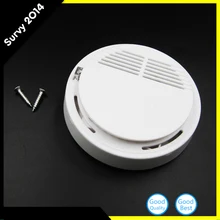 Wireless Alarm Security Smoke Fire Detector / Sensor For all GSM Alarm System For Home House Office wireless smoke thermal sensor alarm system for 433mhz home fire heat thermal sensor detector protection office security fire