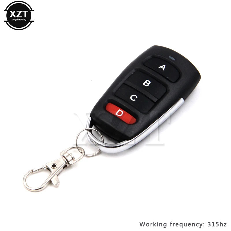 

315mhz Universal Remote Control Transmitter Switch 4 Button Clone Cloning Copy Electric Garage Door Duplicator 4Key Fob Cloner
